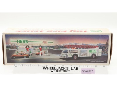 Toy Fire Truck W/ Lights & Sounds 1989 HESS Vintage