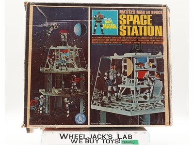 Space Station 100% Complete W/ Box Major Matt Mason in Space Mattel Playset