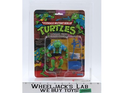 Genghis Frog BAGGED GRENADES AFA 80 80/80/85 TMNT 14-Back 1989 Playmates NEW