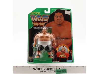 Yokozuna WWF Green Card Series 11 1994 Wrestling Hasbro Figures NEW MOSC SEALED