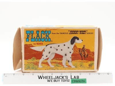 Flack the Dog Marx Johnny West Series #2029B Vintage 1960's With Original Box