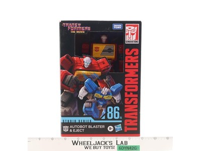 Blaster & Eject 86-25 Transformers The Movie Studio Series Hasbro NEW SEALED