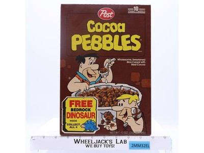 The Flintstones Cocoa Pebbles Cereal 1992 Post Vintage EMPTY BOX