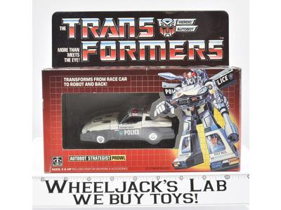 Prowl MIB NICE FIGURE Complete 1984 Vintage Hasbro Action Figure G1 Transformers