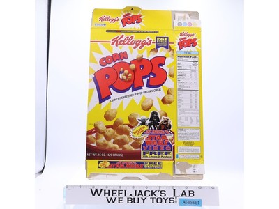 Corn Pops Cereal Star Wars 1995 Kellogg's Vintage EMPTY BOX