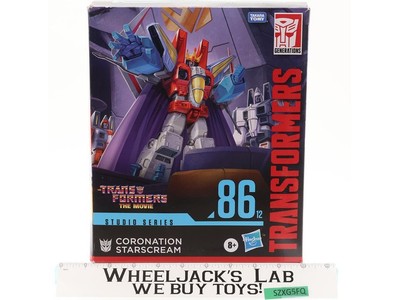 Coronation Starscream 86-12 Transformers Studio Series 2022 Hasbro NEW SEALED