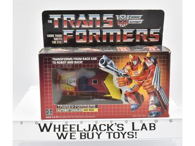 Hot Rod MIB NR MINT FIGURE 100% Complete 1986 Vintage Hasbro G1 Transformers