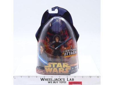 Anakin Skywalker Lightsaber Attack Star Wars Revenge of the Sith 2005 NEW SEALED