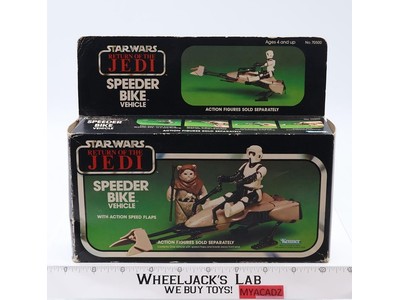 Speeder Bike Vehicle Star Wars ROTJ 1983 Kenner Vehicle NEW MISB SEALED