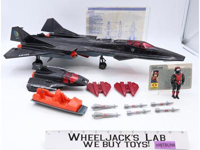 Cobra Night Raven S3P W/ Strato-Viper 100% Complete GI Joe 1986 Hasbro Vehicle
