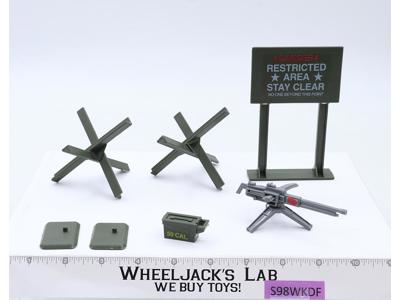 Machine Gun Defense Unit 100% Complete GI Joe 1984 Hasbro Action Figure Playset