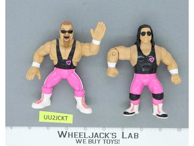 The Hart Foundation Bret Anvil WWE Retro Mattel Action Figure Set