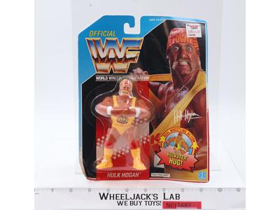 Hulk Hogan W/Hulkster Hug WWF Wrestling 1990 Hasbro Vintage Action Figure MOSC