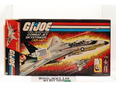 XP-14F Combat Jet Skystriker W/ Ace 100% Complete GI Joe 1983 Hasbro Vehicle