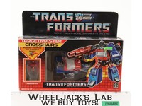 Crosshairs COMPLETE W/Box & Insert Hasbro G1 Transformers UNUSED STICKERS