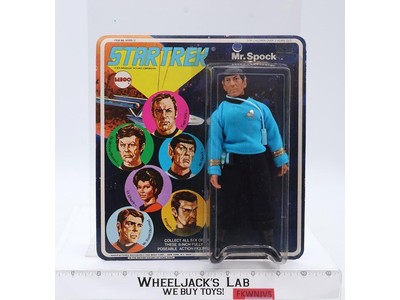 Mr. Spock Star Trek 1974 Mego Vintage 8" Action Figure NEW MOSC UNPUNCHED