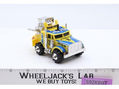 Semi Hemi Truck Rough Riders Tri-Ex 4x4 Yellow 1980s Vintage Lights WORK