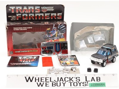 Trailbreaker COMPLETE W/Box & Insert Hasbro G1 Transformers UNUSED STICKERS