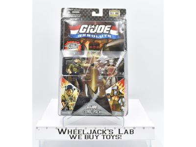 Tunnel Rat & Storm Shadow NEW Comic 2 Pack GI Joe 25th Anniversary 2008