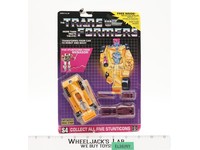 Drag Strip 100% Complete W/CARDBACK & BUBBLE G1 Transformers UNUSED STICKERS NM