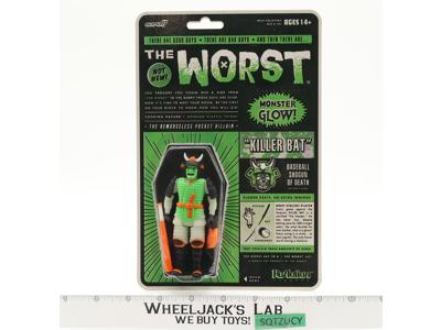 Killer Bat Hell-Oween Glow The Worst Super7 ReAction Action Figure NEW SEALED