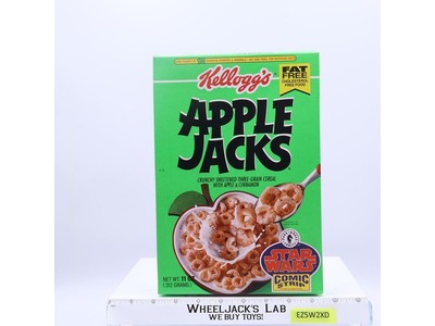 Apple Jacks Cereal Star Wars 1995 Kellogg's Vintage EMPTY BOX