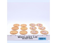 Pizza Thrower Flying Pizza Discs x12 Teenage Mutant Ninja Turtles TMNT Playmates