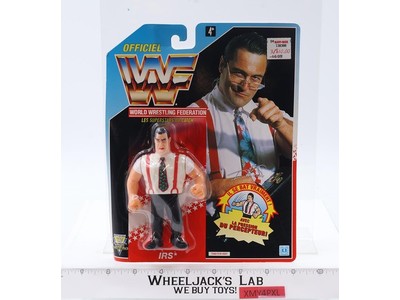 IRS Irwin R Schyster FRENCH WWF Wrestling 1992 Hasbro Action Figure