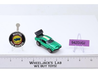 Mighty Maverick Hot Wheels GREEN w/ Spoiler 1969 1970 Redline Mattel Vintage RL