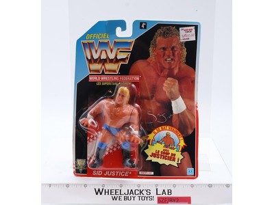 Sid Justice Power Bomb WWF Wrestling 1992 Hasbro Action Figure MOSC FRENCH