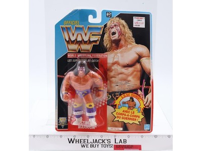 Ultimate Warrior WWF Wrestling 1991 Hasbro Action Figure FRENCH MOSC