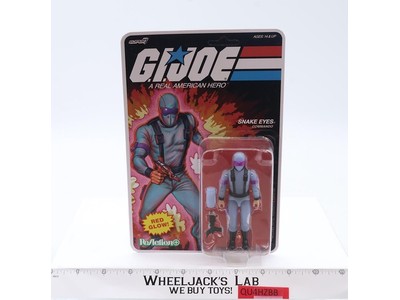 Snake Eyes Super7 Reaction GI Joe Hasbro 2024 Action Figure MOSC UNPUNCHED