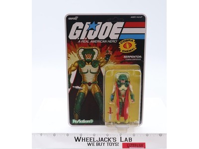 Serpentor Cobra Emperor Super7 Reaction GI Joe Hasbro SDCC 2025 MOSC UNPUNCHED