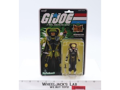 Serpentor Cobra Emperor Python Patrol Super7 Reaction GI Joe Hasbro 2025 MOSC