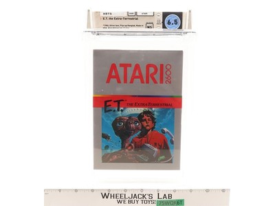E.T. The Extra Terrestrial WATA GRADED 6.5 Atari 2600 Silver Box 1982 NEW SEALED