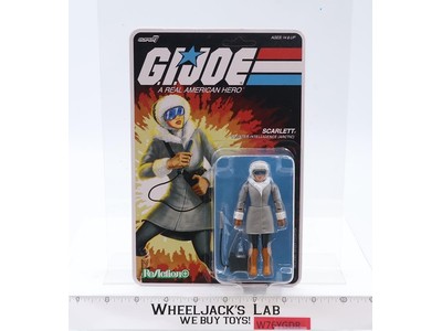 Scarlett Super7 Reaction GI Joe Hasbro 2025 Action Figure MOSC UNPUNCHED