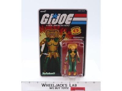 Serpentor Cobra Emperor Super7 Reaction GI Joe Hasbro 2024 MOSC UNPUNCHED