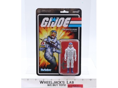 Gamemaster Drone Super7 Reaction Figures GI Joe Hasbro 2021 Action Figure MOSC