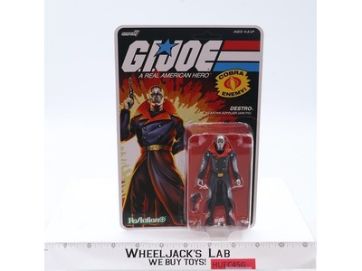 Destro Super7 Reaction GI Joe Hasbro 2025 Action Figure MOSC UNPUNCHED