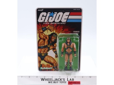 Ramar Gladiator Super7 Reaction GI Joe Hasbro 2024 Action Figure MOSC UNPUNCHED