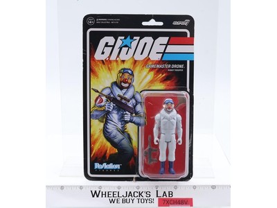 Gamemaster Drone Super7 Reaction Figures GI Joe Hasbro 2021 Action Figure MOC