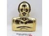 GOLD C-3PO Action Figure Storage Case Star Wars 1983 Kenner Vintage
