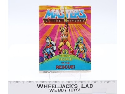 Rock People To The Rescue FRENCH CANADIAN 1985 Mini Comic Book He-Man MOTU