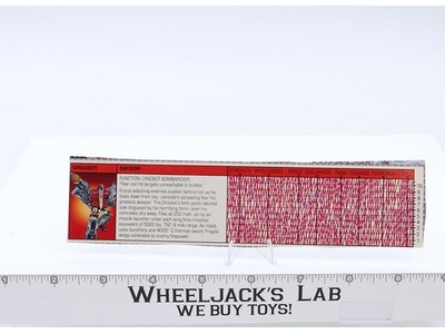 Swoop Action Figure Tech Spec 1985 Vintage Hasbro G1 Transformers