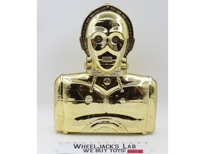 C-3PO Action Figure Storage Case W/ INSERT Star Wars 1983 Kenner Vintage