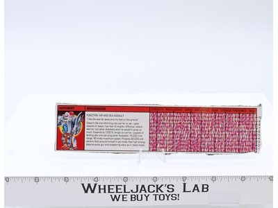 Broadside Action Figure Tech Spec 1986 Vintage Hasbro G1 Transformers