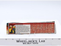 Omega Supreme Action Figure Tech Spec 1985 Vintage Hasbro G1 Transformers