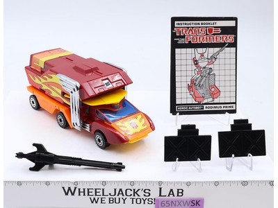 Rodimus Prime 100% Complete 1986 Vintage Hasbro G1 Transformers Action Figure