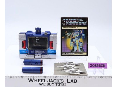 Soundwave 100% Complete DECK WORKS 1985 Vintage G1 Transformers Action Figure