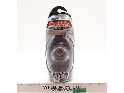 Death Star Star Wars Titanium Series Die Cast 2005 Hasbro NEW SEALED